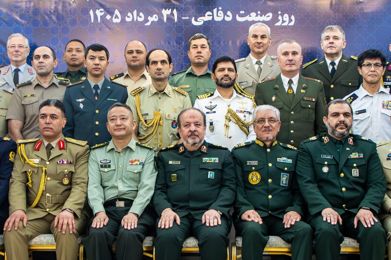 Foreign military attachés based in Tehran meet with Iran’s Acting Defense Minister, Brigadier General Seyyed Majid Ibn al-Reza, on Saturday, August 22, 2026.
