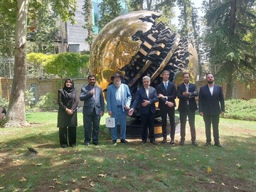 Pomodoro’s masterpiece gets new lease of life in Tehran museum