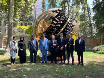 Pomodoro’s masterpiece gets new lease of life in Tehran museum