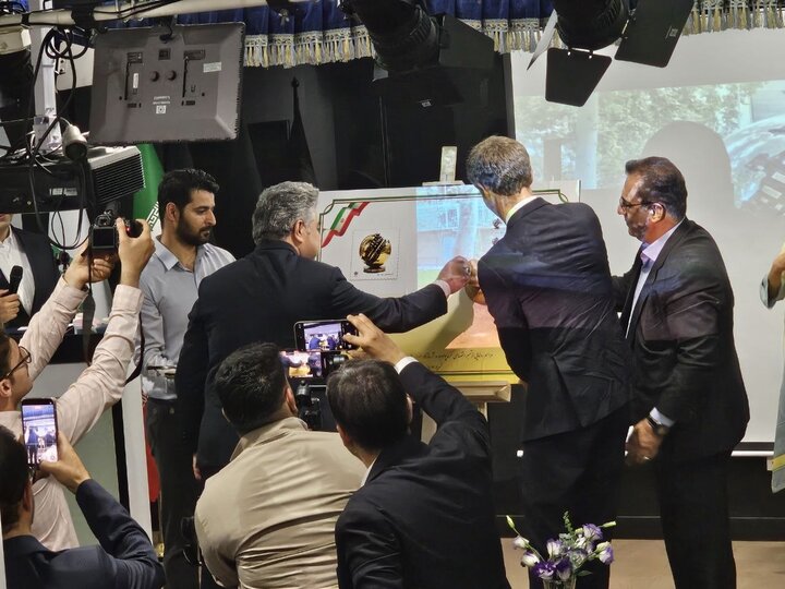 Restored Pomodoro sphere unveiled at Tehran museum