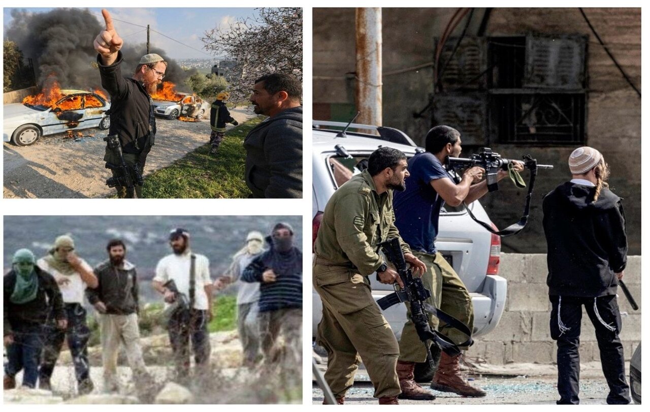 Settler militia commit crimes under the watch of Israeli troops in the occupied West Bank