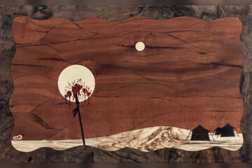 Ashura-inspired marquetry work donated to Shah Abdol-Azim Museum