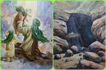 Iranian painter creates new works marking Prophet Mohammad’s (PBUH) birthday   