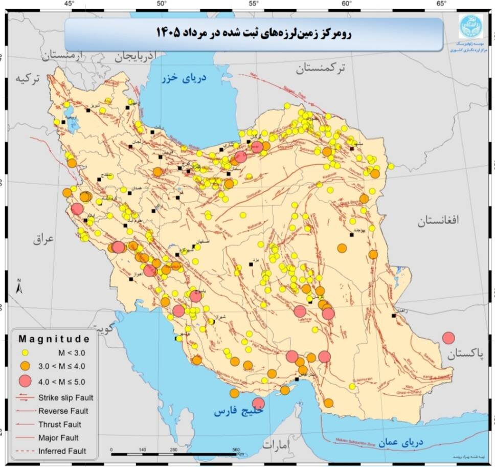 Iran shakes with 407 earthquakes in a month