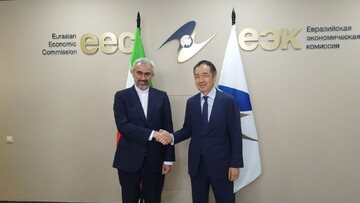 Iran pushes for accelerated trade with Eurasia as minister wraps up Moscow visit