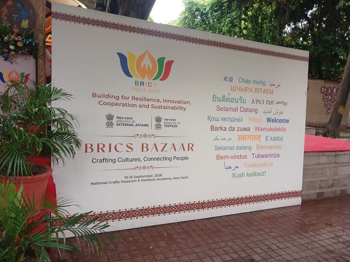 Iranian women showcase traditional crafts at BRICS exhibition in New Delhi
