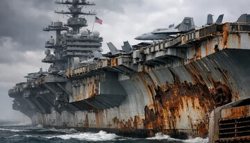 Ship after strike