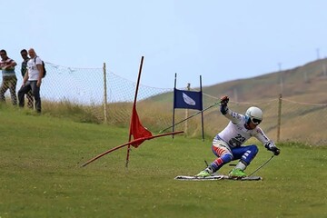 Fandoqlu: Grass skiing amid the mountain landscapes of Ardabil