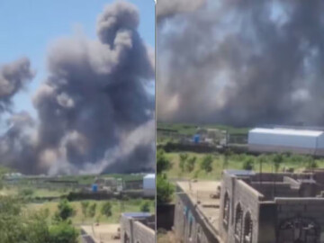 Saudi attack on Yemeni market