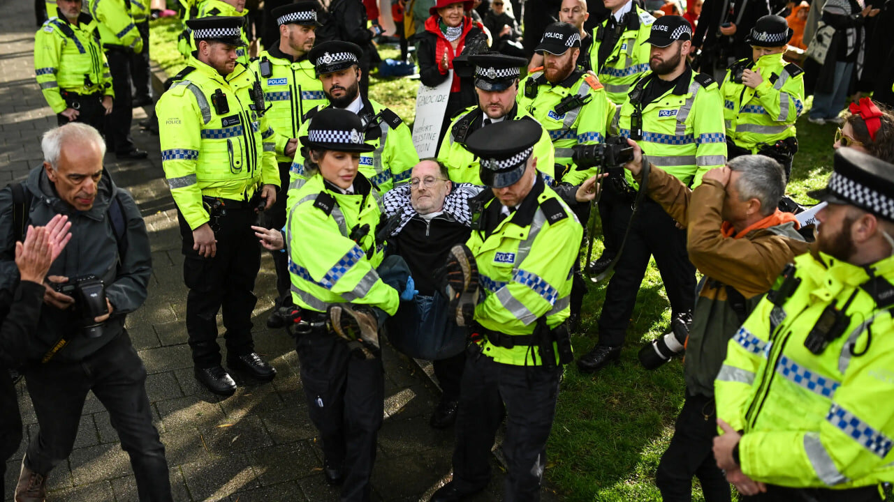 UK arrests over 50 protesters in Liverpool, criminalizing solidarity with Palestine Action