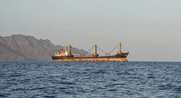 A commercial vessel anchored off Yemen’s coast at the Bab al-Mandeb Strait on September 12, 2026. (Photo by AFP via Getty Images)