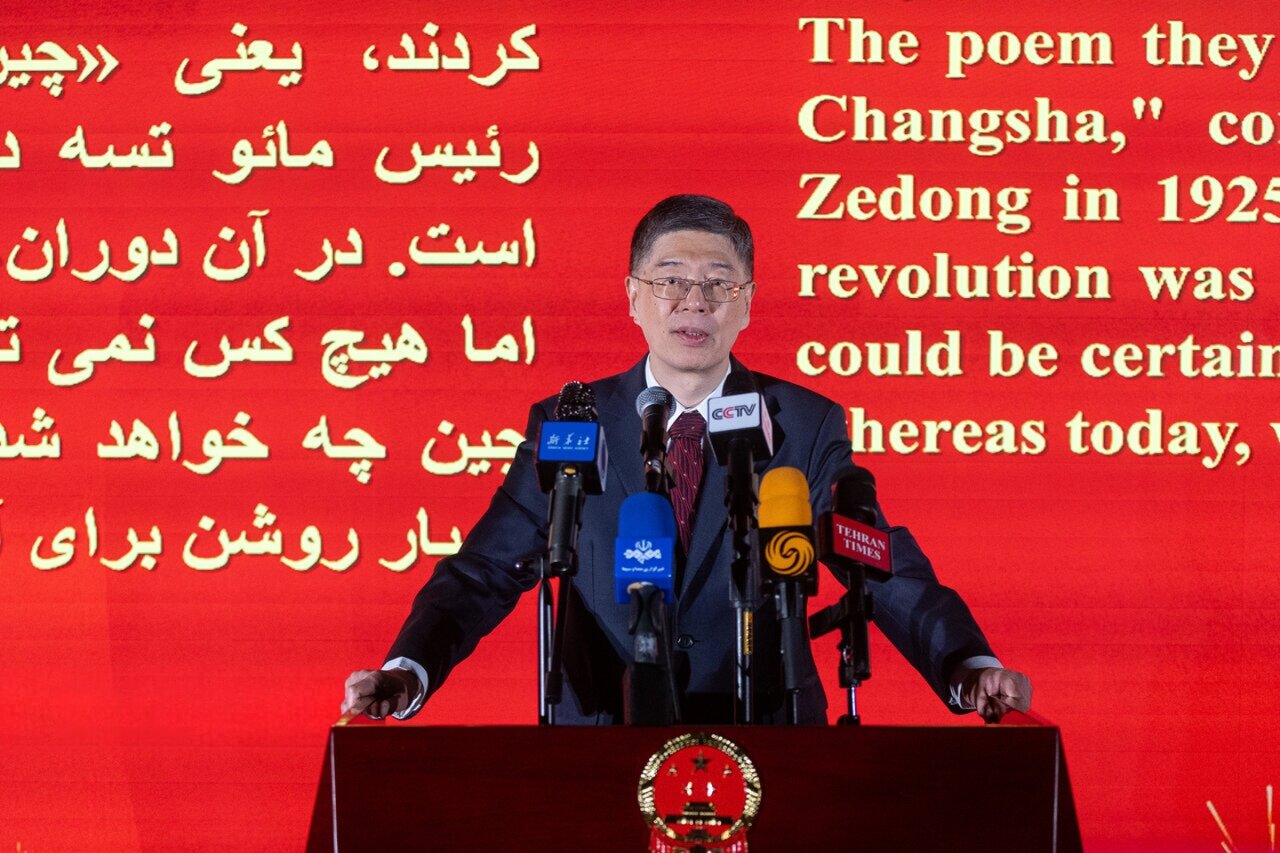 Chinese embassy in Tehran hosts reception marking 77th National Day
