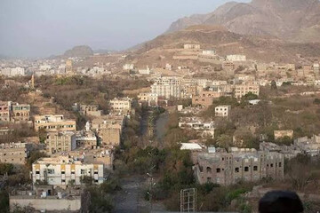 A view of the city of Taiz