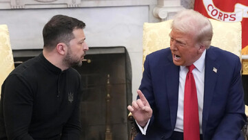 Zelensky and Trump at the Oval Office