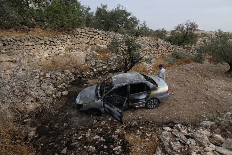 Israeli forces raid West Bank villages as settlers torch mosque