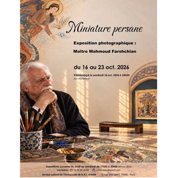 Exhibition of Farshchian’s works underway in Paris