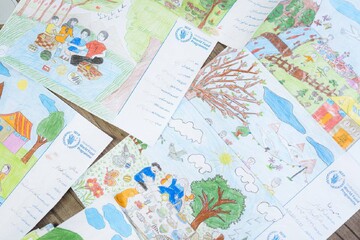 WFP showcases refugee children’s art to support humanitarian work in Iran