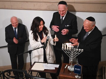 Lana Nusseibeh at the World Jewish Congress